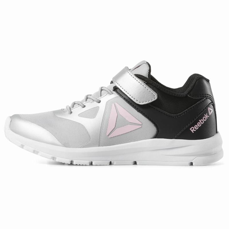 Adidasi Alergare Reebok Rush Runner Baieti Gri/Negrii/Roz Deschis Romania WB9190XO